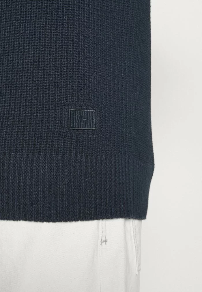 Selected Homme SLHIRVEN BUTTON CREW - Pullover - Black 6 Selected Homme SLHIRVEN BUTTON CREW - Pullover - Black – Image 6