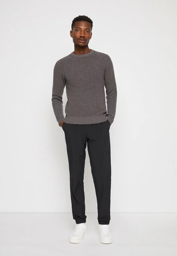 Selected Homme Pullover - Medium Grey Melange 4 Selected Homme Pullover - Medium Grey Melange – Image 4
