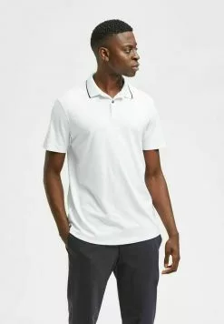 Selected Homme KURZÄRME - Polo - Bright White