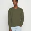 Selected Homme SLHMASEI CREW NECK - Pullover - Forest Night