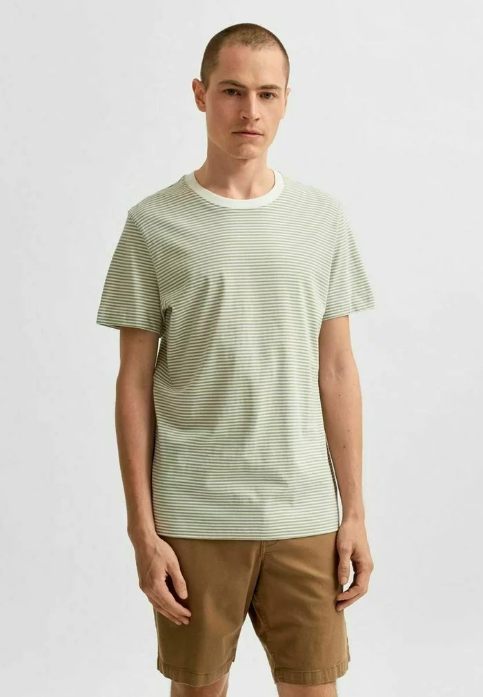Selected Homme T-shirt Imprimé - Tea 1 Selected Homme T-shirt Imprimé - Tea