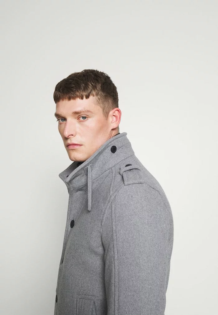 Selected Homme SLHNOAH COAT - Manteau Classique - Grey Melange 4 Selected Homme SLHNOAH COAT - Manteau Classique - Grey Melange – Image 4