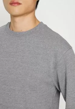 Selected Homme CALEB CREW NECK 2 PACK - Sweatshirt - Navy Blazer/medium Grey Melange -Selected Homme Soldes Boutique 71660e81edbc47d88fa1d0f7ef354a4f