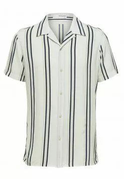 Selected Homme GESTREIFTES - Chemise - Egret -Selected Homme Soldes Boutique 71fbda2a2bab4f91b5c36ee57a1bda95