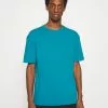 Selected Homme SLHLOOSEGILMAN O NECK TEE - T-shirt Basique - Bluejay