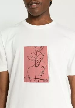 Selected Homme RELAXROB O-NECK TEE CAMP - T-shirt Imprimé - White Alyssum Pink Print 9 Selected Homme RELAXROB O-NECK TEE CAMP - T-shirt Imprimé - White Alyssum Pink Print -Selected Homme Soldes Boutique 72161a2834764971bf7670185cd03192