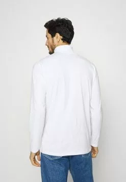 Selected Homme SLHRORY ROLL NECK TEE - T-shirt à Manches Longues - Bright White -Selected Homme Soldes Boutique 724e0ab2f6ea4c05a8fbf75624605c5f