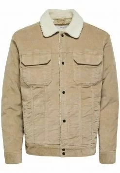 Selected Homme SHERPA CORD - Veste Mi-saison - Chinchilla