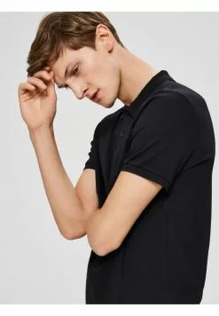 Selected Homme Polo - Black -Selected Homme Soldes Boutique 7331bd4d40f740d69e26b25afd8f1175