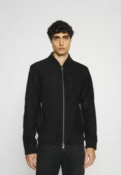 Selected Homme ICONIC - Veste En Cuir - Black