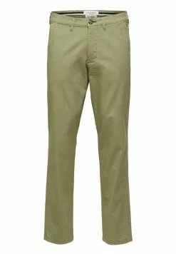 Selected Homme SLHSLIM MILES FLEX PANTS - Chino - Aloe