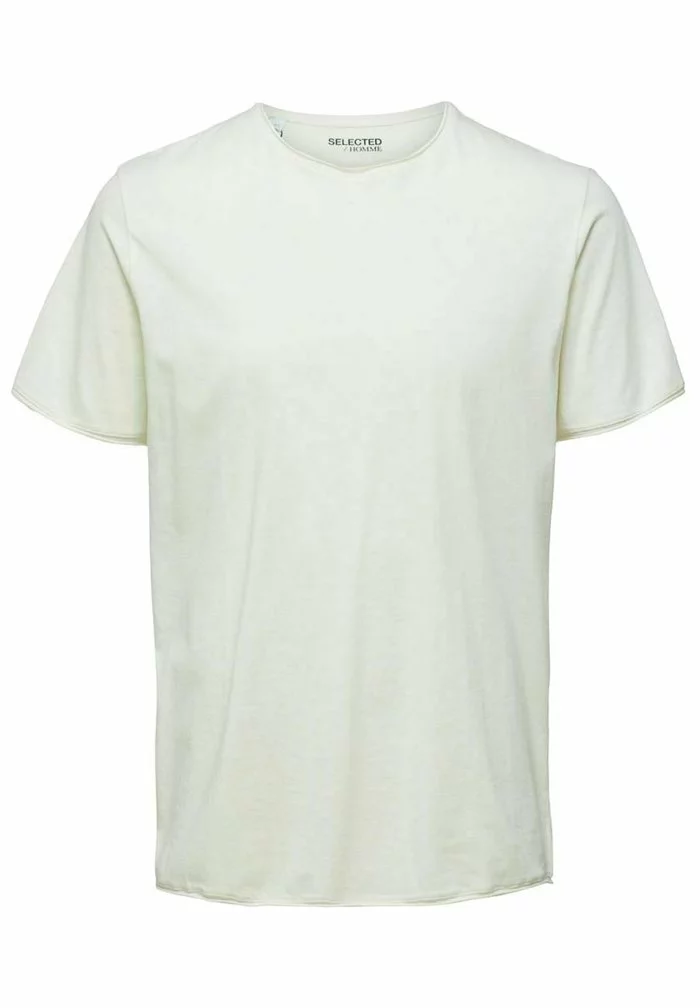 Selected Homme T-shirt Basique - Egret 6 Selected Homme T-shirt Basique - Egret – Image 6