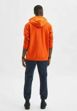 Selected Homme SLHRELAXCORK - Sweat à Capuche - Pureed Pumpkin -Selected Homme Soldes Boutique 75193eb255a74e6d9cbb6847f1ee80cd