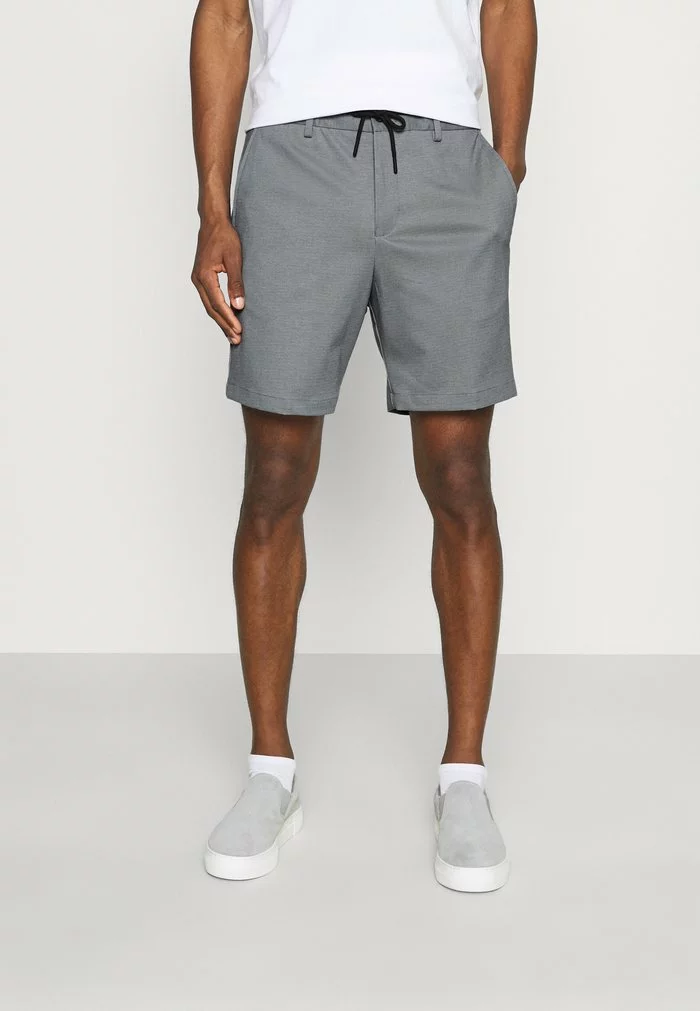 Selected Homme SLHPETE STRING CAMP - Short - Light Grey Melange 1 Selected Homme SLHPETE STRING CAMP - Short - Light Grey Melange