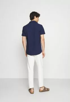 Selected Homme SLHREGNATE SEERSUCKER - Chemise - Peacoat -Selected Homme Soldes Boutique 769c202eba0a475e920255a942d991f5