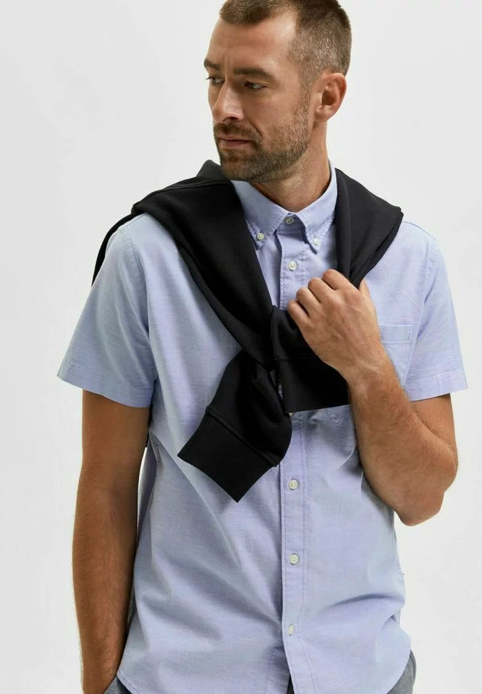 Selected Homme KURZÄRMELIGES - Chemise - Light Blue 4 Selected Homme KURZÄRMELIGES - Chemise - Light Blue – Image 4