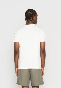 Selected Homme WILDER NECK TEE CAMP - T-shirt Basique - Cloud Dancer -Selected Homme Soldes Boutique 797bb8dd6db842d492c69c7071f06a95