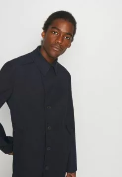 Selected Homme SLHDRAPER COAT - Manteau Court - Sky Captain -Selected Homme Soldes Boutique 79c14ef242714e85944235fd8078d357