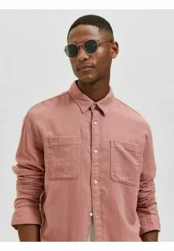 Selected Homme Lunettes De Soleil - Gold Colour