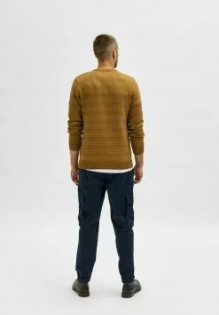 Selected Homme SLHALFIE CREW CAMP - Pullover - Breen -Selected Homme Soldes Boutique 7a5cc244b94b4cfaab6ce9656fdbaa4c