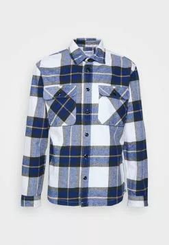 Selected Homme SLHLOOSEJAX OVERSHIRT - Veste Mi-saison - Estate Blue -Selected Homme Soldes Boutique 7a864d1fd8d946e5aa9dc5219aa43509