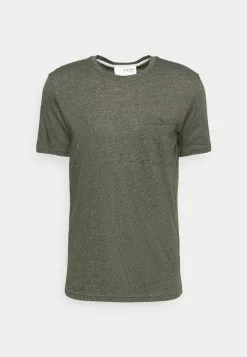 Selected Homme SLHDECKER O NECK TEE - T-shirt Basique - Forest Night -Selected Homme Soldes Boutique 7b36dd3f16024bf89cf2934d70d98e7a