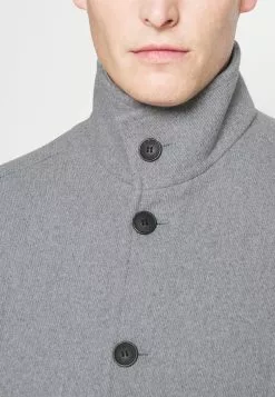 Selected Homme SLHMORRISON COAT - Manteau Classique - Grey Melange -Selected Homme Soldes Boutique 7b5fee48274b4b7c8c27b266dd3d6186