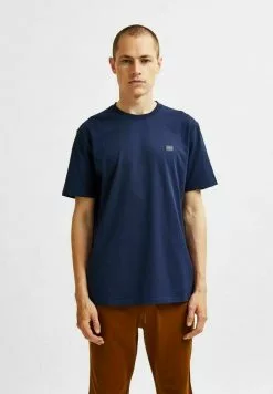 Selected Homme T-shirt Basique - Navy Blazer