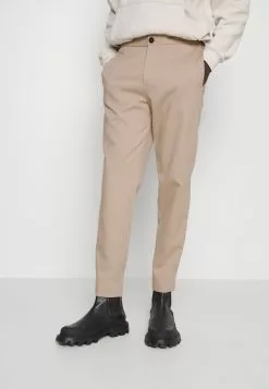 Selected Homme SLHSLIMTAPE DANN FLEX PANTS - Chino - Sand