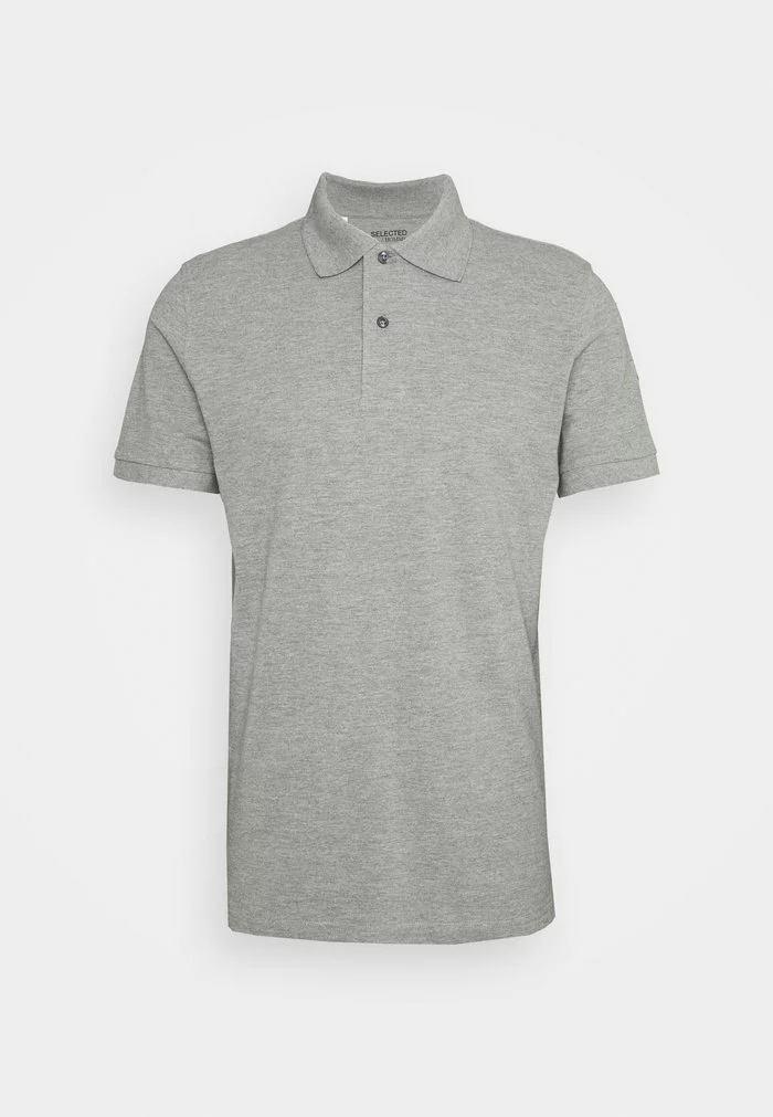 Selected Homme NEO - Polo - Medium Grey Melange 6 Selected Homme NEO - Polo - Medium Grey Melange – Image 6