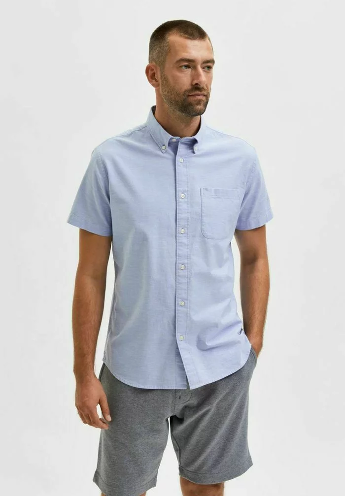 Selected Homme KURZÄRMELIGES - Chemise - Light Blue 1 Selected Homme KURZÄRMELIGES - Chemise - Light Blue