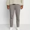 Selected Homme SLHSLIMTAPE JIM STRING FLEX - Pantalon Classique - Light Grey Melange