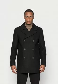 Selected Homme SLHWALES PEACOAT - Manteau Court - Black