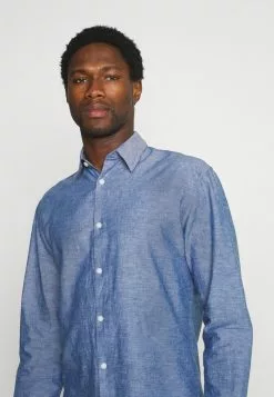 Selected Homme SLHREGNEW SHIRT - Chemise - Medium Blue Denim -Selected Homme Soldes Boutique 7fde266c079648eaac614192d6a3d465