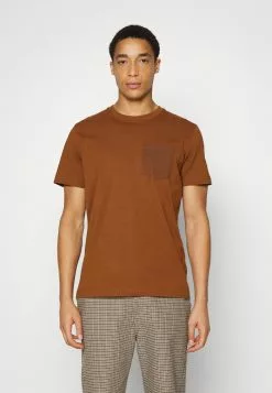 Selected Homme SLHNALE ONECK TEE - T-shirt Imprimé - Emperador
