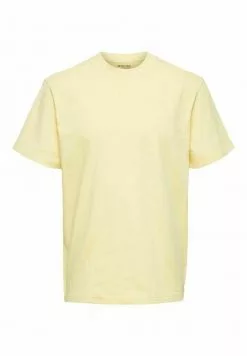 Selected Homme SLHRELAXCOLMAN O NECK - T-shirt Basique - Sunlight -Selected Homme Soldes Boutique 8200339a47b44682be94a4896191f8af