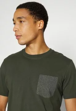 Selected Homme SLHNALE ONECK TEE - T-shirt Imprimé - Rosin -Selected Homme Soldes Boutique 824ded87eab3489bbc9fcb774f014563