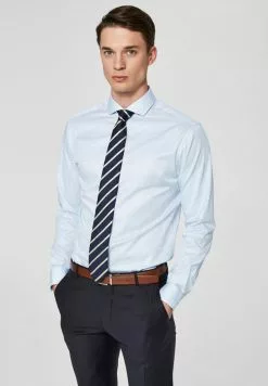 Selected Homme PELLE - Chemise Classique - Light Blue