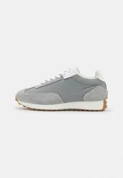 Selected Homme SLHVICTOR RUNNING - Baskets Basses - Flint Gray