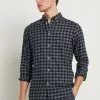 Selected Homme SLHSLIMFLANNEL - Chemise - Dark Blue