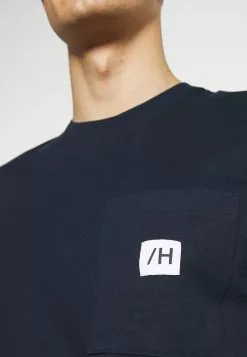 Selected Homme SLHENZO POCKET O NECK TEE - T-shirt Basique - Navy Blazer -Selected Homme Soldes Boutique 8558cda2ae9a4485932ccb998ba7e8e8