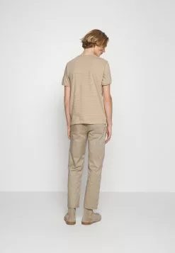 Selected Homme SLHMORGAN STRIPE O NECK TEE - T-shirt Basique - Chinchilla/egret -Selected Homme Soldes Boutique 85bae327543a45469824ef5b63adb009