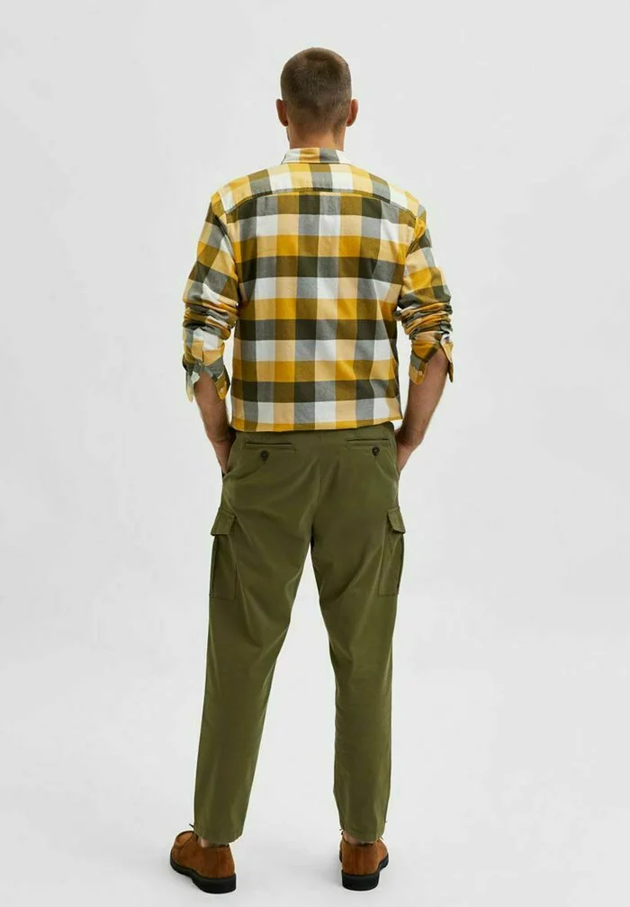 Selected Homme Pantalon Cargo - Winter Moss 3 Selected Homme Pantalon Cargo - Winter Moss – Image 3
