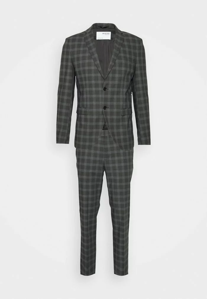 Selected Homme SLHMYLOLOGAN CHECK SUIT - Costume - Dark Grey/blue 8 Selected Homme SLHMYLOLOGAN CHECK SUIT - Costume - Dark Grey/blue – Image 8