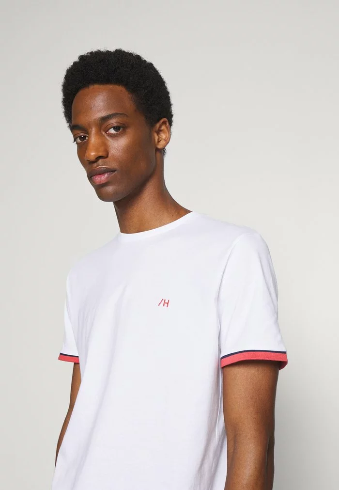 Selected Homme SLHREGPAT O NECK TEE - T-shirt Imprimé - White 5 Selected Homme SLHREGPAT O NECK TEE - T-shirt Imprimé - White – Image 5