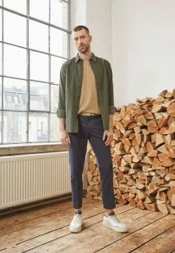 Selected Homme SLHRELAXCOLMAN O NECK - T-shirt Basique - Kelp -Selected Homme Soldes Boutique 87081841fa3f416b93fba838ff14e3ae