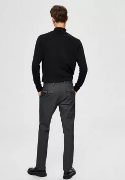 Selected Homme SLHSLIM-CARLO FLEX PANTS - Pantalon Classique - Grey Melange -Selected Homme Soldes Boutique 8711f8ffcf724f15b4e61c1bfac28b98