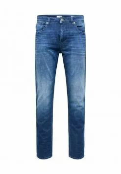 Selected Homme Jean Droit - Medium Blue Denim -Selected Homme Soldes Boutique 87315967e6b94ede9adeaca65d18d454