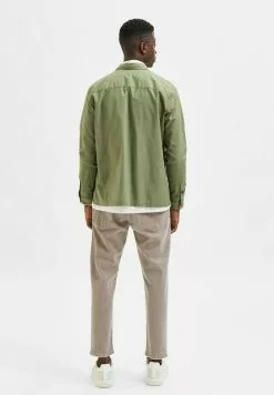 Selected Homme Chemise - Olivine -Selected Homme Soldes Boutique 878bf3faad93492ca318fbb871b1ed32