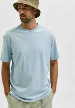 Selected Homme T-shirt Basique - Celestial Blue -Selected Homme Soldes Boutique 87b5310d820c4bac9cba17f3a4f67b6f